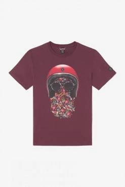 LE TEMPS DES CERISES T-shirt Gregor Lie De Vin Imprimé -Le Temps des Cerises Soldes Magasin 231 hgregor000000mc 4033 imaged8