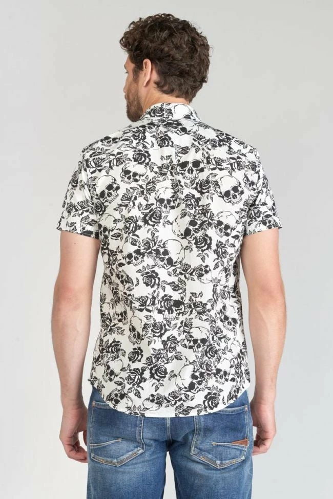 LE TEMPS DES CERISES Chemise Krift à Motif Crâne 3 LE TEMPS DES CERISES Chemise Krift à Motif Crâne – Image 3