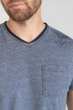 LE TEMPS DES CERISES T-shirt Mavoc Bleu Chiné Délavé 10 LE TEMPS DES CERISES T-shirt Mavoc Bleu Chiné Délavé -Le Temps des Cerises Soldes Magasin 231 hmavoc0000000mc 3305 imaged1