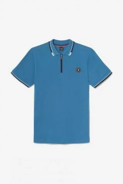 LE TEMPS DES CERISES Polo Mota Bleu Pétrole -Le Temps des Cerises Soldes Magasin 231 hmota00000000mc 3017 imaged8