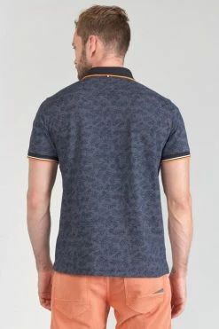 LE TEMPS DES CERISES Polo Nevor Jacquard à Motif Feuilles 11 LE TEMPS DES CERISES Polo Nevor Jacquard à Motif Feuilles -Le Temps des Cerises Soldes Magasin 231 hnevor0000000mc 3305 imaged3