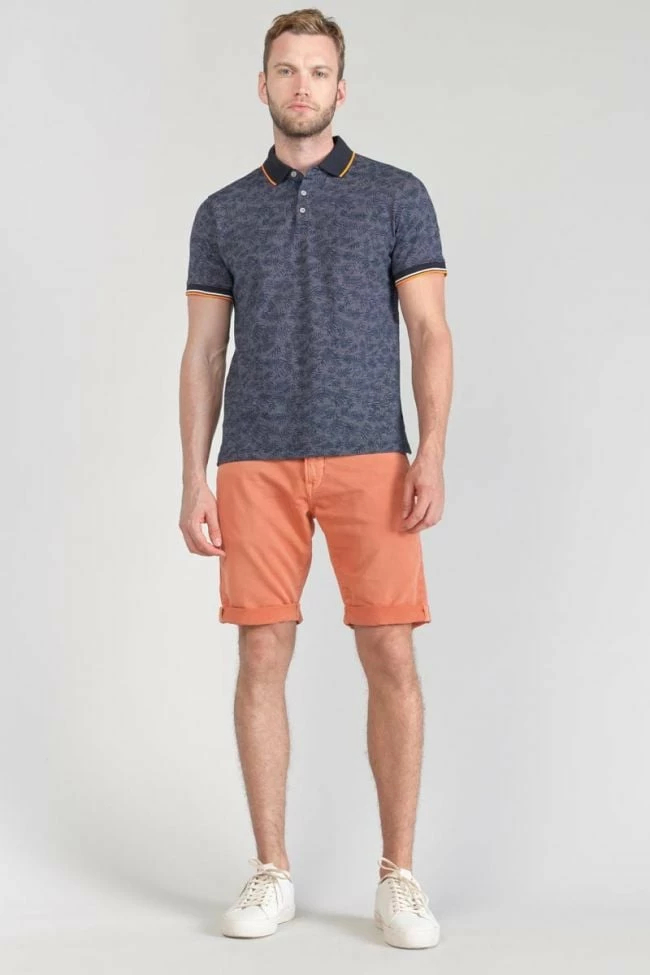 LE TEMPS DES CERISES Polo Nevor Jacquard à Motif Feuilles 7 LE TEMPS DES CERISES Polo Nevor Jacquard à Motif Feuilles – Image 7