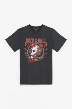 LE TEMPS DES CERISES T-shirt Stipe Gris Délavé Imprimé -Le Temps des Cerises Soldes Magasin 231 hstipe0000000mc 0001 imaged8