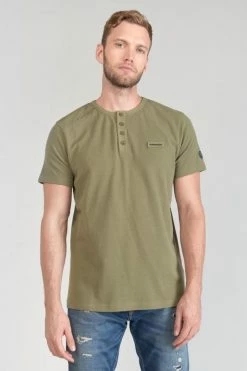 LE TEMPS DES CERISES T-shirt Talem Kaki -Le Temps des Cerises Soldes Magasin 231 htalem0000000mc 9136 imaged1