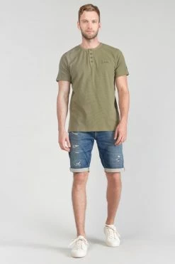 LE TEMPS DES CERISES T-shirt Talem Kaki -Le Temps des Cerises Soldes Magasin 231 htalem0000000mc 9136 imaged5