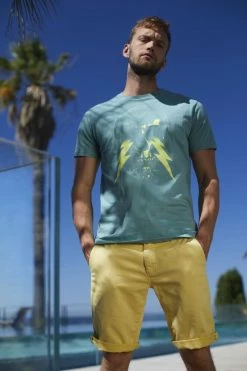 LE TEMPS DES CERISES T-shirt Witek Vert D'eau