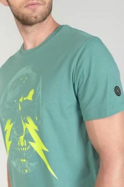 LE TEMPS DES CERISES T-shirt Witek Vert D'eau 11 LE TEMPS DES CERISES T-shirt Witek Vert D'eau -Le Temps des Cerises Soldes Magasin 231 hwitek0000000mc 9966 imaged2