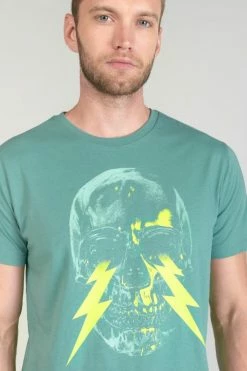 LE TEMPS DES CERISES T-shirt Witek Vert D'eau 14 LE TEMPS DES CERISES T-shirt Witek Vert D'eau -Le Temps des Cerises Soldes Magasin 231 hwitek0000000mc 9966 imaged6