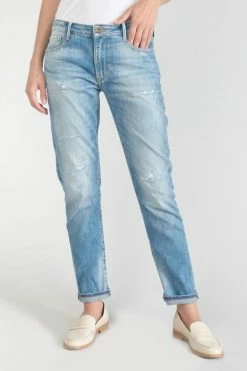 LE TEMPS DES CERISES Sea 200/43 Boyfit Jeans Destroy Bleu N°4 -Le Temps des Cerises Soldes Magasin 231 jf243seaw1448 3001 imaged1