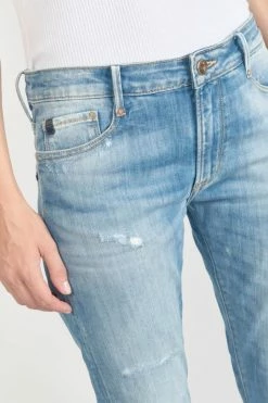 LE TEMPS DES CERISES Sea 200/43 Boyfit Jeans Destroy Bleu N°4 -Le Temps des Cerises Soldes Magasin 231 jf243seaw1448 3001 imaged5