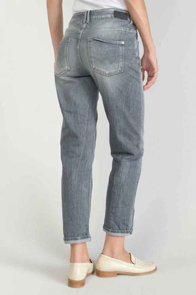 LE TEMPS DES CERISES Basic 400/18 Mom Taille Haute 7/8ème Jeans Gris N°3 2 LE TEMPS DES CERISES Basic 400/18 Mom Taille Haute 7/8ème Jeans Gris N°3 – Image 2