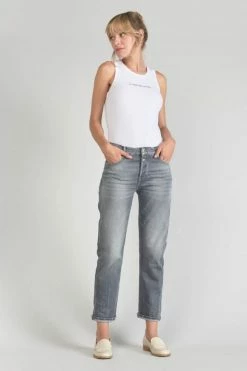 LE TEMPS DES CERISES Basic 400/18 Mom Taille Haute 7/8ème Jeans Gris N°3 12 LE TEMPS DES CERISES Basic 400/18 Mom Taille Haute 7/8ème Jeans Gris N°3 -Le Temps des Cerises Soldes Magasin 231 jf418basw1447 0003 imaged5