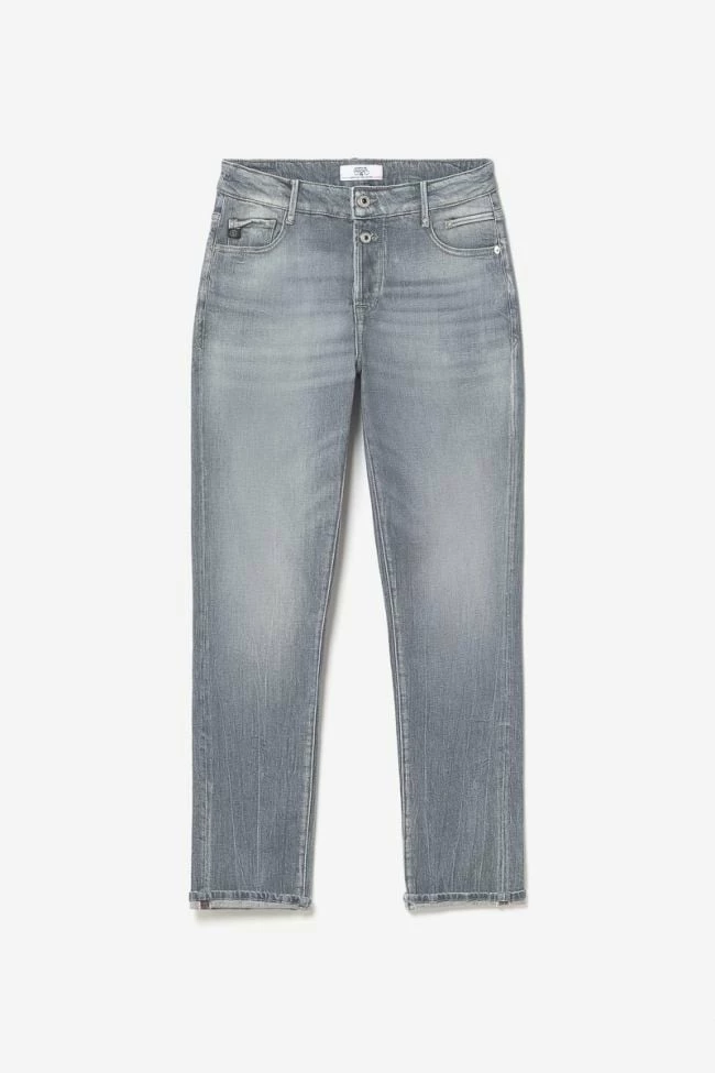 LE TEMPS DES CERISES Basic 400/18 Mom Taille Haute 7/8ème Jeans Gris N°3 7 LE TEMPS DES CERISES Basic 400/18 Mom Taille Haute 7/8ème Jeans Gris N°3 – Image 7