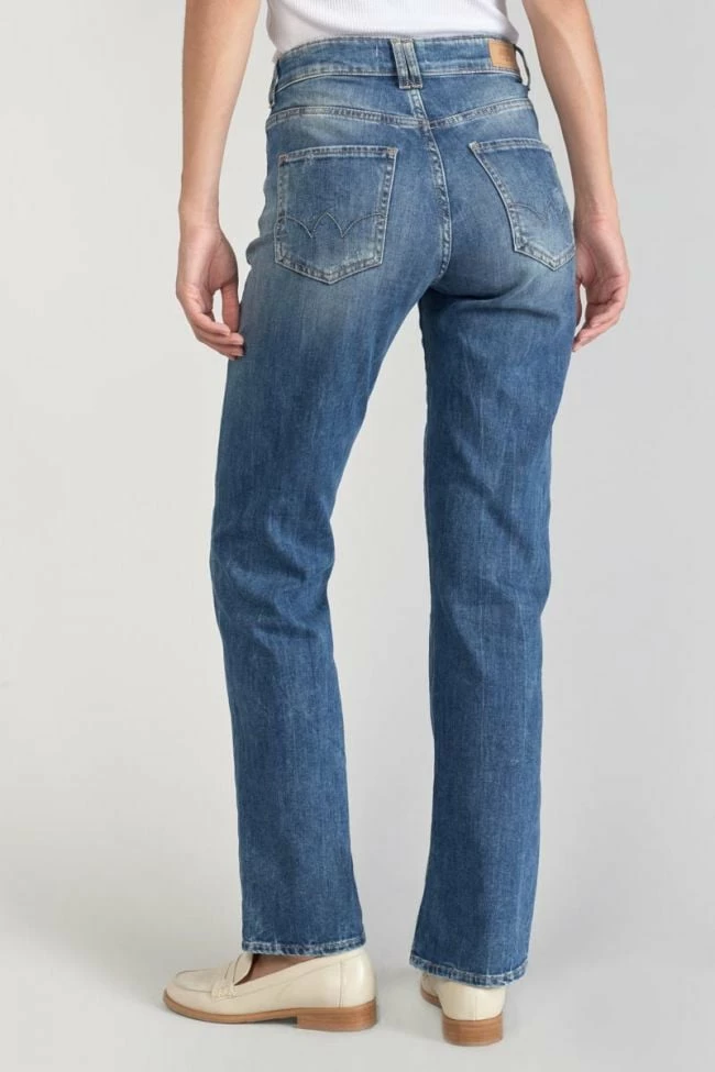 LE TEMPS DES CERISES Luxe 400/19 Mom Taille Haute Jeans Destroy Bleu N°2 5 LE TEMPS DES CERISES Luxe 400/19 Mom Taille Haute Jeans Destroy Bleu N°2 – Image 5