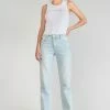 LE TEMPS DES CERISES Lux 400/19 Mom Taille Haute Jeans Bleu N°5