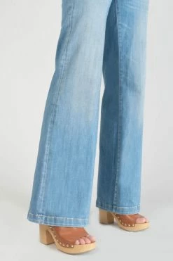 LE TEMPS DES CERISES Axis Pulp Flare Taille Haute Jeans Bleu N°4 12 LE TEMPS DES CERISES Axis Pulp Flare Taille Haute Jeans Bleu N°4 -Le Temps des Cerises Soldes Magasin 231 jfaxis00w9106 3001 imaged4