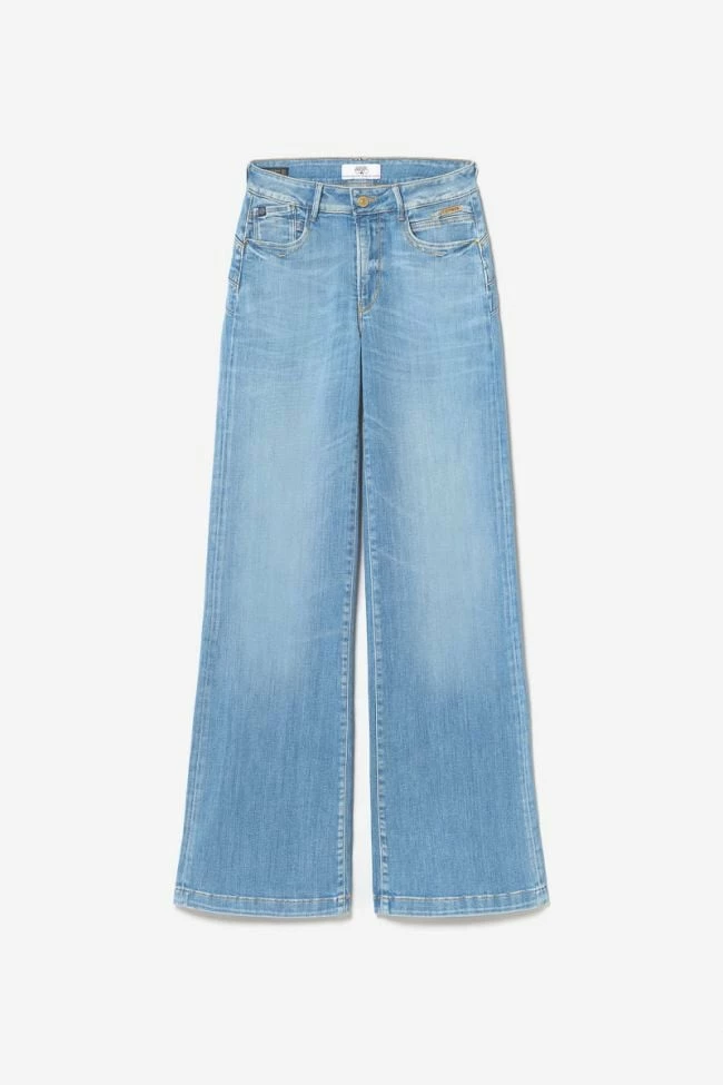 LE TEMPS DES CERISES Axis Pulp Flare Taille Haute Jeans Bleu N°4 8 LE TEMPS DES CERISES Axis Pulp Flare Taille Haute Jeans Bleu N°4 – Image 8