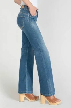 LE TEMPS DES CERISES Beni Pulp Flare Taille Haute Jeans Bleu N°2 -Le Temps des Cerises Soldes Magasin 231 jfbeni00w1333 3001 imaged1