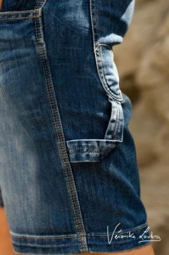 LE TEMPS DES CERISES Bermuda Charpentier En Jeans Bleu By Véronika Loubry -Le Temps des Cerises Soldes Magasin 231 jfberchaw9118ve 3001 imaged1