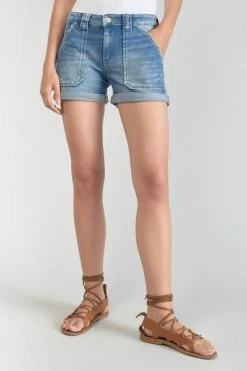 LE TEMPS DES CERISES Short Bloom En Jeans Bleu