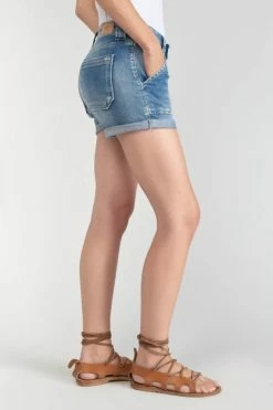 LE TEMPS DES CERISES Short Bloom En Jeans Bleu -Le Temps des Cerises Soldes Magasin 231 jfbloom0w3062 3001 imaged4