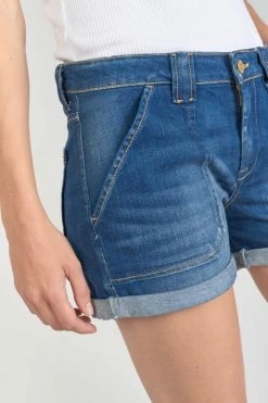 LE TEMPS DES CERISES Short Bloom En Jeans Bleu Foncé -Le Temps des Cerises Soldes Magasin 231 jfbloom0w3063 3001 imaged2