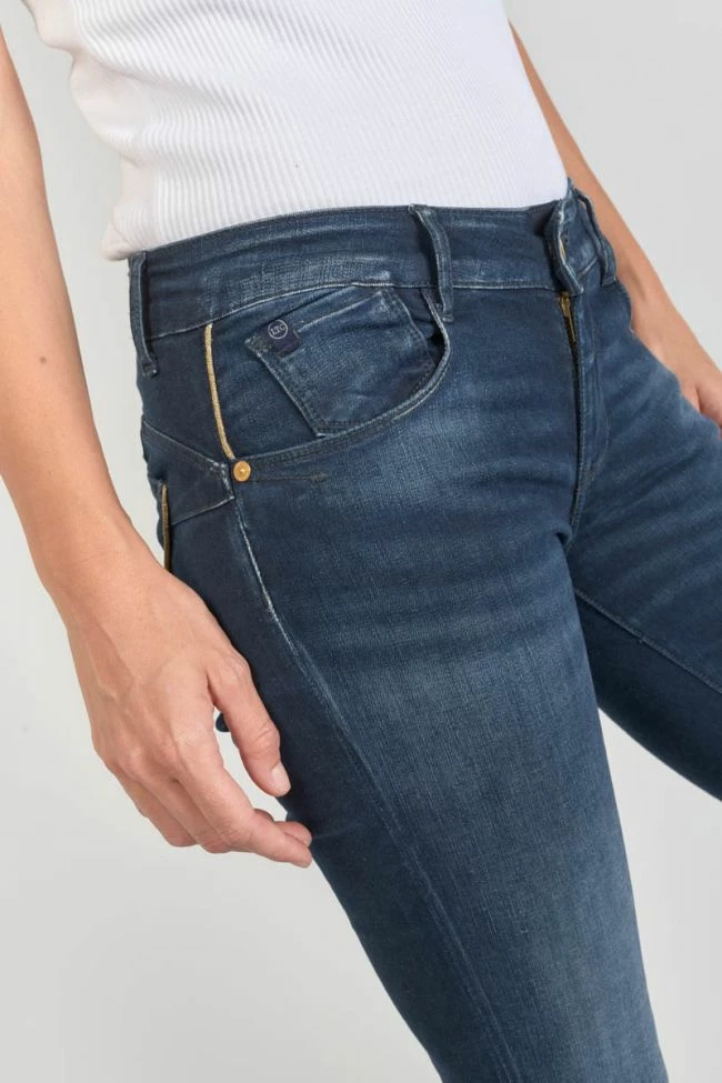 LE TEMPS DES CERISES Buna Pulp Slim 7/8ème Jeans Bleu N°1 4 LE TEMPS DES CERISES Buna Pulp Slim 7/8ème Jeans Bleu N°1 – Image 4