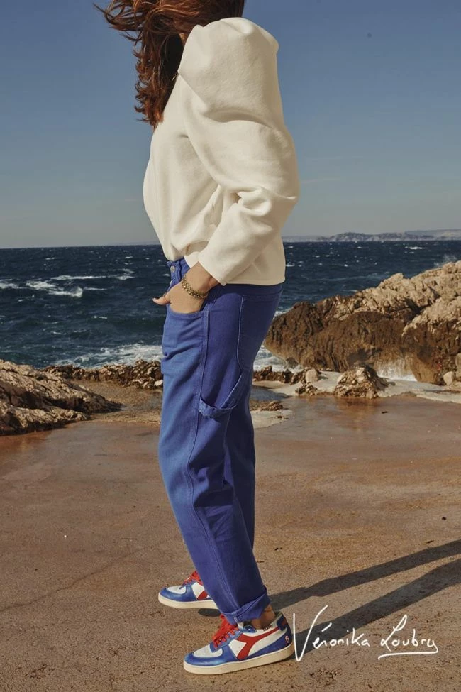 LE TEMPS DES CERISES Charpentier Boyfit By Véronika Loubry Jeans Bleu 2 LE TEMPS DES CERISES Charpentier Boyfit By Véronika Loubry Jeans Bleu – Image 2