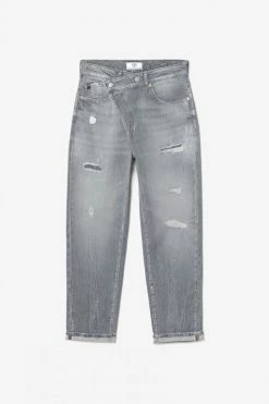 LE TEMPS DES CERISES Cosy Boyfit 7/8ème Jeans Destroy Gris N°3 -Le Temps des Cerises Soldes Magasin 231 jfcosy00w1446 0003 imaged8