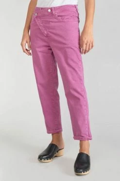 LE TEMPS DES CERISES Cosy Boyfit 7/8ème Jeans Violet Rose -Le Temps des Cerises Soldes Magasin 231 jfcosy00w5153 6001 imaged1