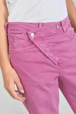 LE TEMPS DES CERISES Cosy Boyfit 7/8ème Jeans Violet Rose -Le Temps des Cerises Soldes Magasin 231 jfcosy00w5153 6001 imaged4