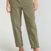 LE TEMPS DES CERISES Cosy Boyfit 7/8ème Jeans Kaki