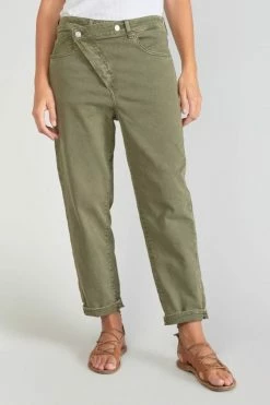 LE TEMPS DES CERISES Cosy Boyfit 7/8ème Jeans Kaki