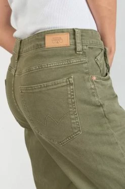 LE TEMPS DES CERISES Cosy Boyfit 7/8ème Jeans Kaki -Le Temps des Cerises Soldes Magasin 231 jfcosy00w5153 9076 imaged5