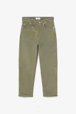 LE TEMPS DES CERISES Cosy Boyfit 7/8ème Jeans Kaki -Le Temps des Cerises Soldes Magasin 231 jfcosy00w5153 9076 imaged8