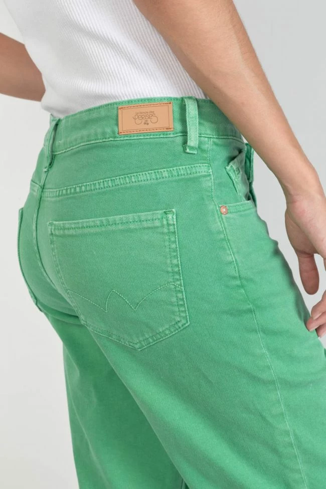 LE TEMPS DES CERISES Cosy Boyfit 7/8ème Jeans Vert Menthe 5 LE TEMPS DES CERISES Cosy Boyfit 7/8ème Jeans Vert Menthe – Image 5