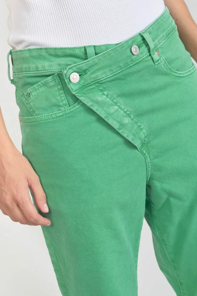 LE TEMPS DES CERISES Cosy Boyfit 7/8ème Jeans Vert Menthe 6 LE TEMPS DES CERISES Cosy Boyfit 7/8ème Jeans Vert Menthe – Image 6