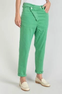 LE TEMPS DES CERISES Cosy Boyfit 7/8ème Jeans Vert Menthe 14 LE TEMPS DES CERISES Cosy Boyfit 7/8ème Jeans Vert Menthe -Le Temps des Cerises Soldes Magasin 231 jfcosy00w5153 9192 imaged6