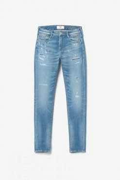 LE TEMPS DES CERISES Dames Power Skinny 7/8ème Jeans Destroy Bleu N°4 -Le Temps des Cerises Soldes Magasin 231 jfdames0w4080 3001 imaged8