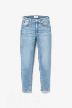 LE TEMPS DES CERISES Dari Pulp Slim Taille Haute 7/8ème Jeans Bleu N°4 -Le Temps des Cerises Soldes Magasin 231 jfdari00w1337 3001 imaged8