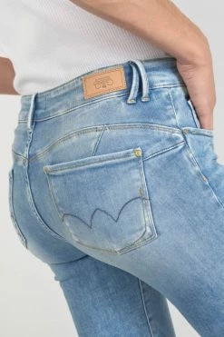 LE TEMPS DES CERISES Flip Pulp Slim Jeans Bleu N°4 -Le Temps des Cerises Soldes Magasin 231 jfflip00w1337 3001 imaged3