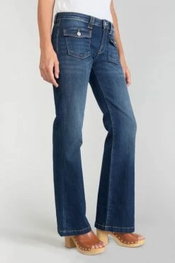 LE TEMPS DES CERISES Four Flare Jeans Bleu N°2 -Le Temps des Cerises Soldes Magasin 231 jffour00w1174 3001 imaged4