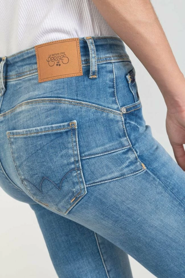 LE TEMPS DES CERISES Foxe Pulp Regular Taille Haute Jeans Bleu N°4 4 LE TEMPS DES CERISES Foxe Pulp Regular Taille Haute Jeans Bleu N°4 – Image 4