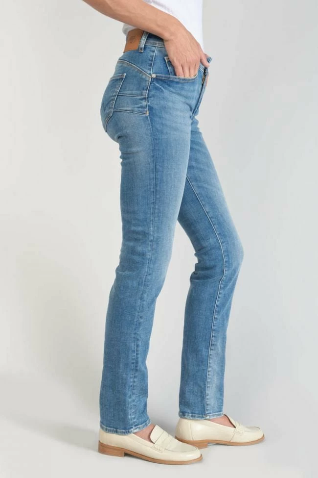 LE TEMPS DES CERISES Foxe Pulp Regular Taille Haute Jeans Bleu N°4 5 LE TEMPS DES CERISES Foxe Pulp Regular Taille Haute Jeans Bleu N°4 – Image 5