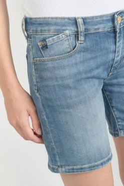LE TEMPS DES CERISES Short Janka En Jeans Bleu Délavé -Le Temps des Cerises Soldes Magasin 231 jfjanka0w3065 3001 imaged4