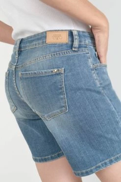 LE TEMPS DES CERISES Short Janka En Jeans Bleu Délavé -Le Temps des Cerises Soldes Magasin 231 jfjanka0w3065 3001 imaged5