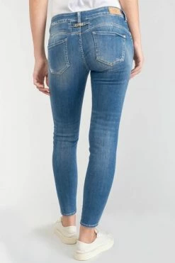 LE TEMPS DES CERISES Kawi Pulp Slim 7/8ème Jeans Bleu N°3 -Le Temps des Cerises Soldes Magasin 231 jfkawi00w1434 3001 imaged1