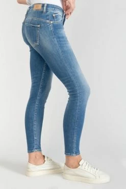 LE TEMPS DES CERISES Kawi Pulp Slim 7/8ème Jeans Bleu N°3 -Le Temps des Cerises Soldes Magasin 231 jfkawi00w1434 3001 imaged2