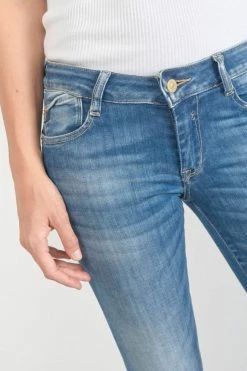 LE TEMPS DES CERISES Kawi Pulp Slim 7/8ème Jeans Bleu N°3 -Le Temps des Cerises Soldes Magasin 231 jfkawi00w1434 3001 imaged4