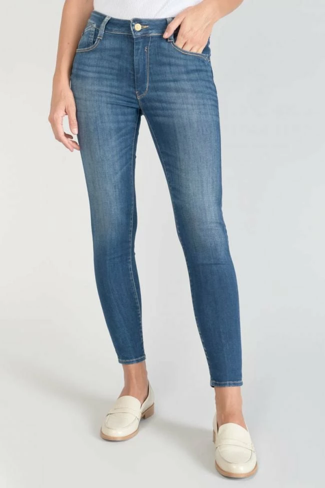 LE TEMPS DES CERISES Kirr Pulp Slim Taille Haute 7/8ème Jeans Bleu N°3 1 LE TEMPS DES CERISES Kirr Pulp Slim Taille Haute 7/8ème Jeans Bleu N°3